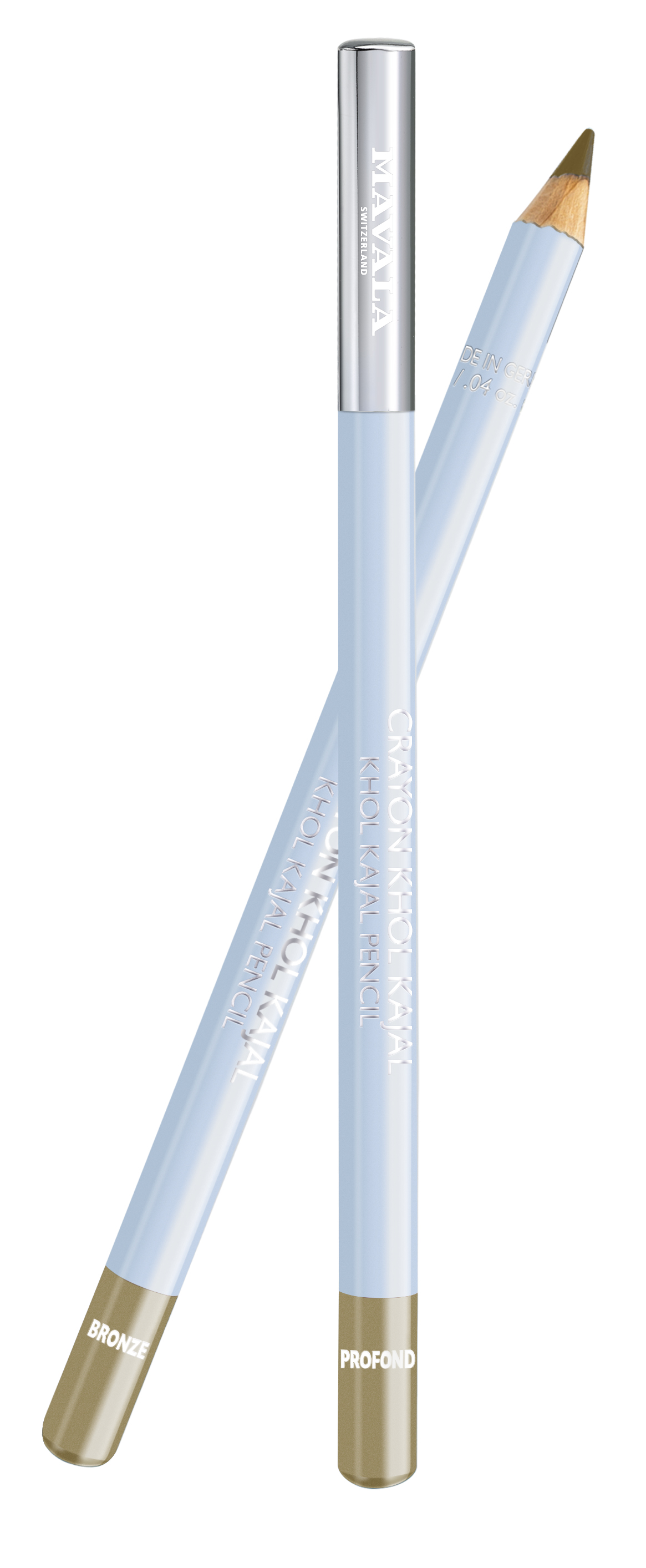 KHÔL KAJAL - Stift  - Bronze Profond (sanftes Bronze)  - Augenkontur-Stift für einen strahlend schönen Blick  - Vegan